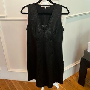 Leather look-alike, Rachel Roy little black dress